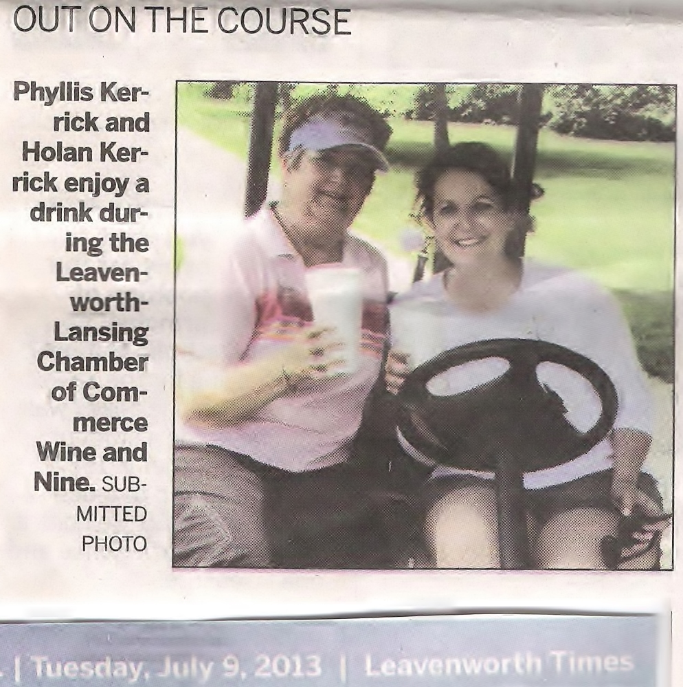 2013 07 09 Leavenworth Lansing Chamber of Commerce Wine & Nine Golfing