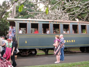 2013 11 07 Hawaii NCL Pride of America Day 6 Kauai Luau Kalamaku Plantation Train Ride (1)