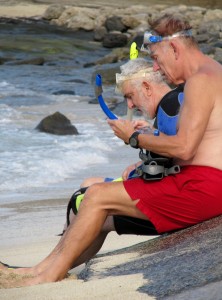2013 10 27 Hawaii Marine Corps Base Kaneohe Bay Beach Steve Fred Getting Ready 3