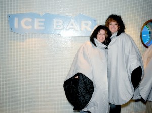 2010 10 13 NCL Epic Eastern Caribbean Ice Bar Holan Kristie