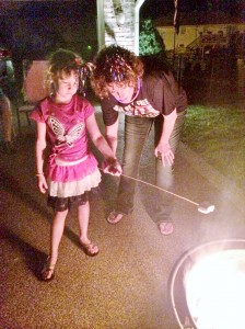 2014 07 04 Fire Pit Marshmellows Samantha Kristie