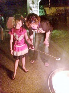 2014 07 04 Fire Pit Marshmellows Samantha Kristie