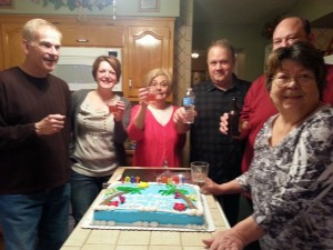 2015 03 06 Wine Tasting Birthday Cake Birthday Group