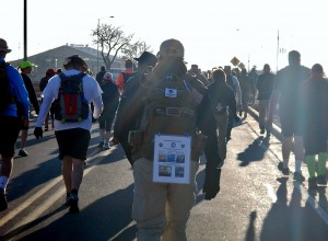 2015 03 22 Bataan Memorial Death March NM 8 54 AM Starting March