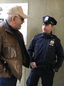 2015 11 27 New York Grand Central Station Fred & Police Officer Galper